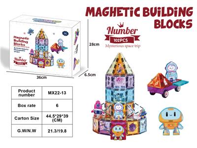 彩窗磁力片
趣味太空102PCS - OBL10369444