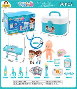 手提药箱医具30PCS套装（合金听诊器） - OBL10369746