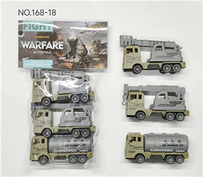 3只装回力军事工程车 - OBL10370375