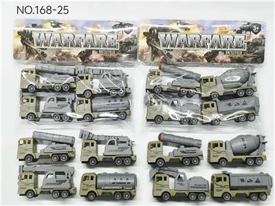 4只装回力军事导弹+工程车（2款混装） - OBL10370382