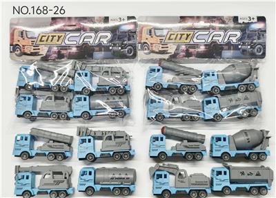 4只装回力警察导弹+工程车（2款混装） - OBL10370383