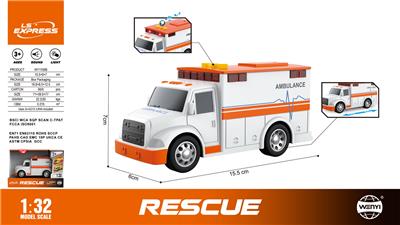 1：32 惯性声光德版救护车
（声音、灯光） - OBL10370517