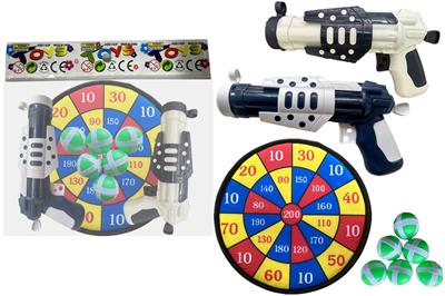 双太空粘粘球枪配28CM镖靶 - OBL10371131