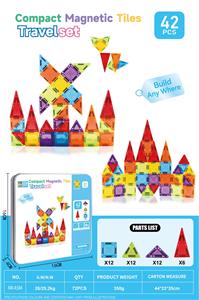 3.75钻石纹彩窗磁力片（42PCS） - OBL10371867