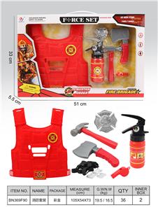 开窗盒消防塑料马甲衣服工具套装 - OBL10372091