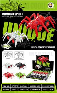 惯性特技- 攀爬蜘蛛
（逼真造型 仿真动作联动关节，惯性行驶，强劲攀爬） - OBL10372150