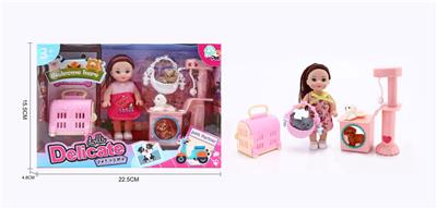 4.5寸娃娃宠物套装 - OBL10372491