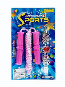 直节跳绳配电镀手环 - OBL10373062