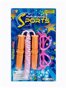 直节跳绳配眼镜 - OBL10373064