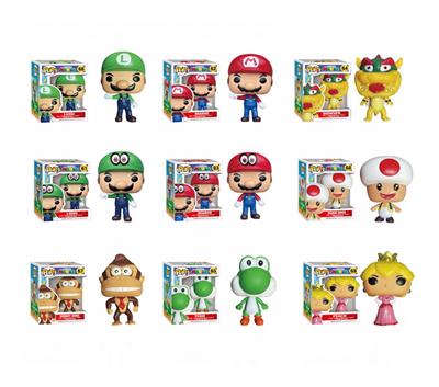 玛丽奥公仔单只盒装（搪胶头，PVC身体）多款混装 - OBL10373715