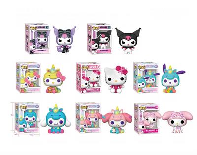 三丽欧公仔单只盒装（搪胶头，PVC身体） 多款混装 - OBL10373720