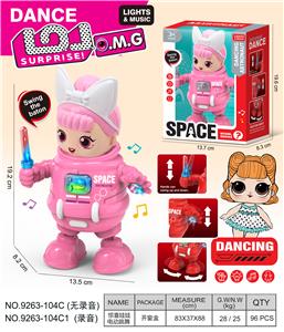 惊喜娃娃
电动声光跳舞机器人 - OBL10374158