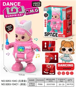 惊喜娃娃
电动声光跳舞机器人 - OBL10374159