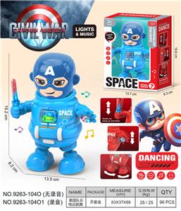 美国队长
电动声光跳舞机器人 - OBL10374181