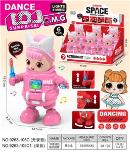 惊喜娃娃
电动声光跳舞机器人 - OBL10374198