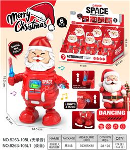 圣诞老人
电动声光跳舞机器人 - OBL10374214