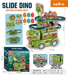 万向摩天轮轨道恐龙（6只） - OBL10375135