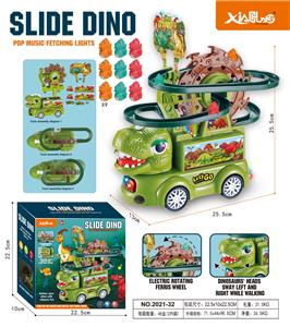 万向摩天轮轨道恐龙（9只） - OBL10375136