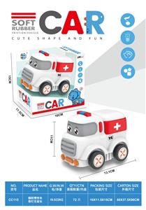 惯性搪胶车灯光/音乐包电 - OBL10375382