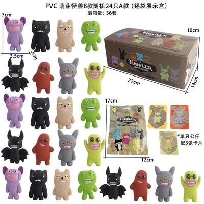 PVC萌芽怪兽8款随机24只A款（拆盒装） - OBL10375494