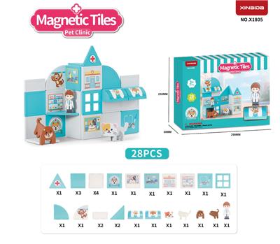 宠物医院主题系列Magnet Tiles
Pet Clinic - OBL10375548