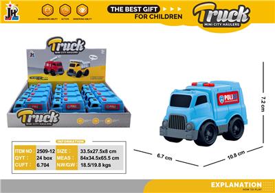 mini 卡通警车12只装 - OBL10375738