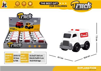 mini 卡通救护车12只装 - OBL10375744