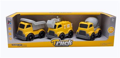 mini 卡通车 3只装 - OBL10375779