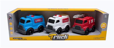 mini 卡通车 3只装 - OBL10375780