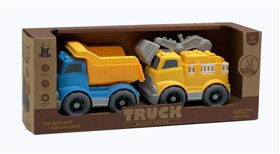 mini 麦秆卡通车2只装 - OBL10375783