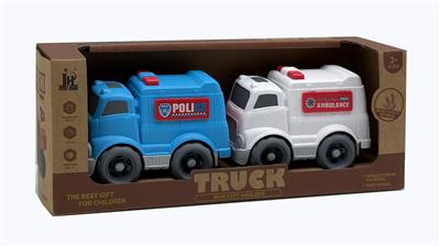 mini 麦秆卡通车2只装 - OBL10375785