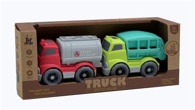 mini 麦秆卡通车2只装 - OBL10375786