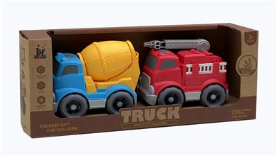 mini 麦秆卡通车2只装 - OBL10375787