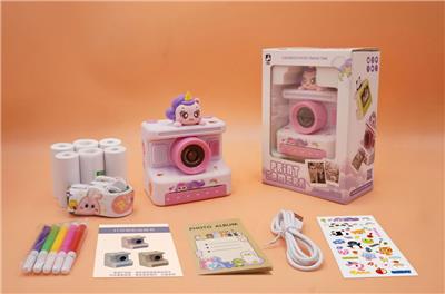 独角兽彩色打印照相机/儿童打印相机/儿童拍立得-带APP - OBL10376507