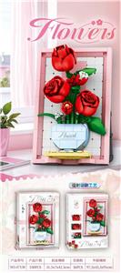 DIY拼装积木玫瑰花 - OBL10376850