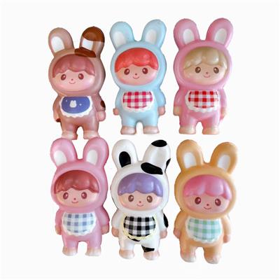 多款网袋混装格子兔慢回弹 - OBL10378373