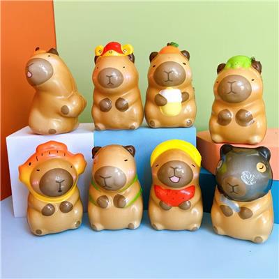 多款网袋混装小号卡皮巴拉慢回弹 - OBL10378377