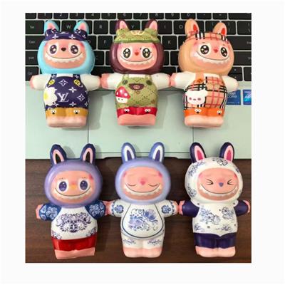 多款网袋混装青花兔子慢回弹 - OBL10378421