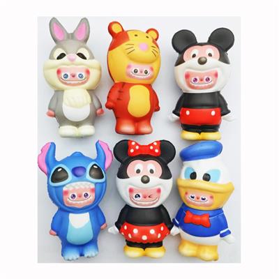 多款网袋混装6款拉布布迪士尼慢回弹 - OBL10378428