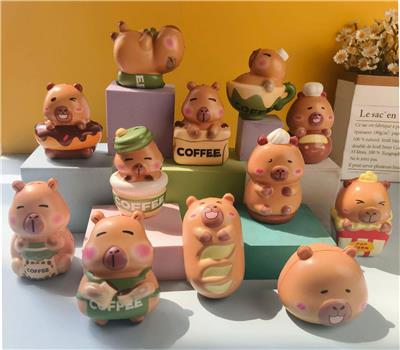 多款网袋混装茶点卡皮巴拉慢回弹 - OBL10378441