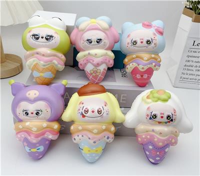 多款网袋混装冰淇淋拉布布慢回弹 - OBL10378464