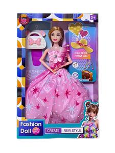 11.5寸实心芭比娃娃活动关节(精致包包）套装 - OBL10379344