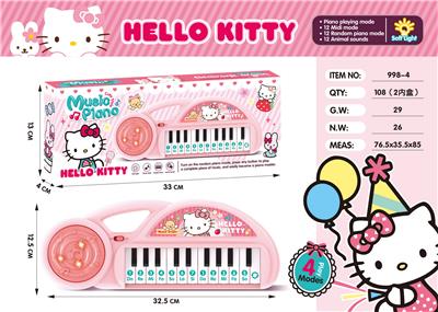 KT猫灯光音乐电子琴 - OBL10380209