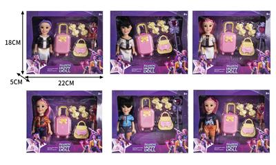 6寸实身3D眼K-POP猎魔女团娃娃带配件 - OBL10380221