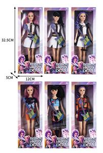 11寸实身3D眼K-POP猎魔女团娃娃带配件 - OBL10380225