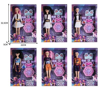 11寸实身3D眼K-POP猎魔女团娃娃带配件 - OBL10380228