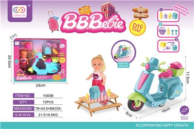 芭比配惯性摩托 - OBL10380431