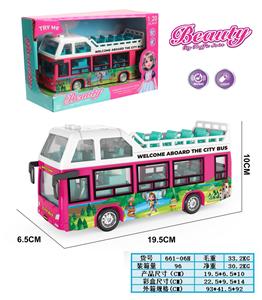 1:20惯性声光女孩双层校巴
(包电3*AG13)
（车身UV彩印） - OBL10380600