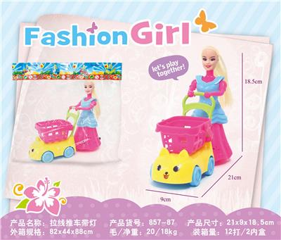 拉线推车带灯 - OBL10380781