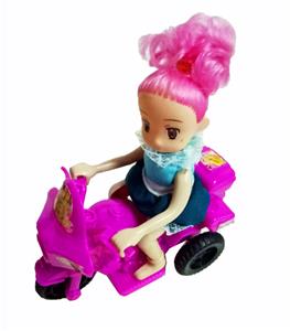 卡通小摩托坐公仔（拉线） - OBL10380804